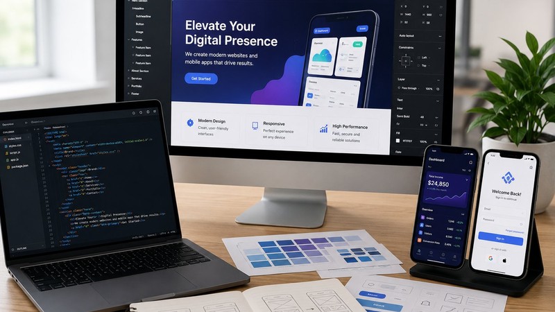 Web and mobile app development